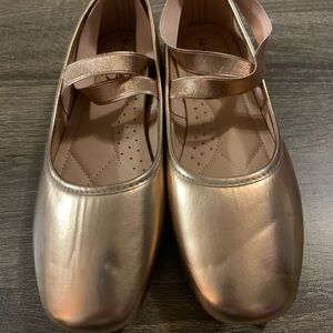 Sole Mates Rose Gold Metallic Flats